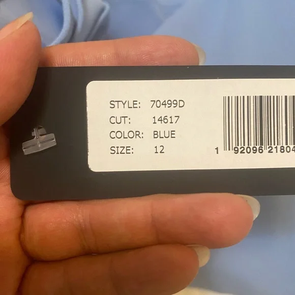 bebe Light Blue Off-Shoulder Dress - Picture 8 of 8